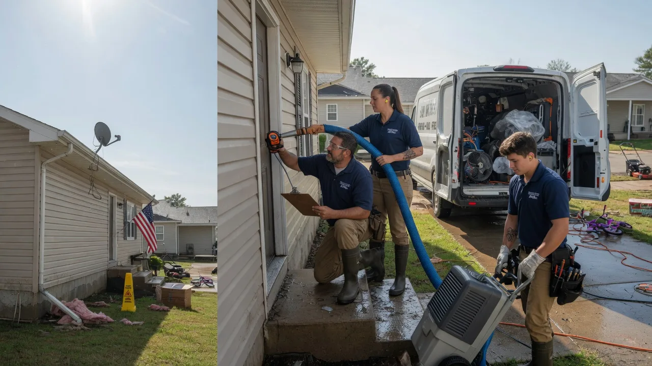 Ceiling Water Damage Restoration in Milfay, OK near me