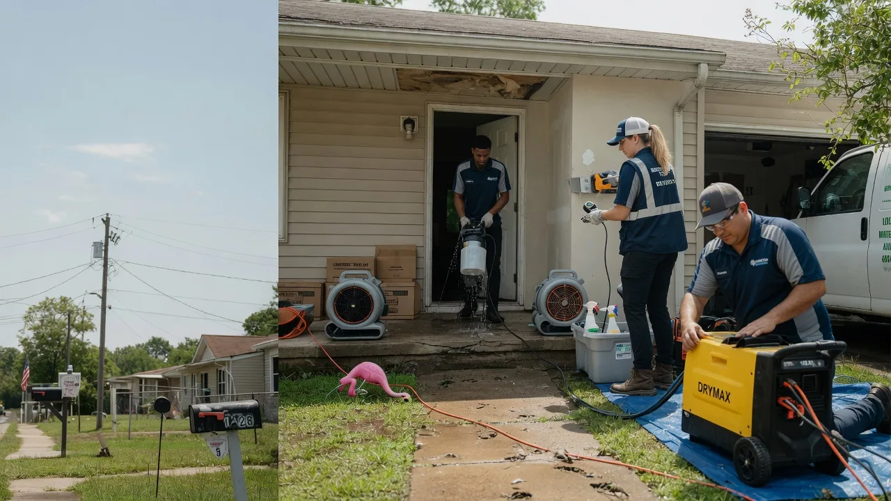 Storm Damage Water Removal in Milfay, OK near me